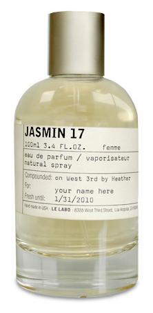 Best Things in Beauty: Le Labo Jasmin 17 Eau de Parfum